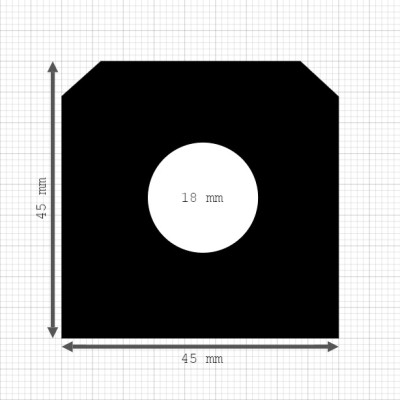 Luikenpakking | EPDM | 45 x 45 mm